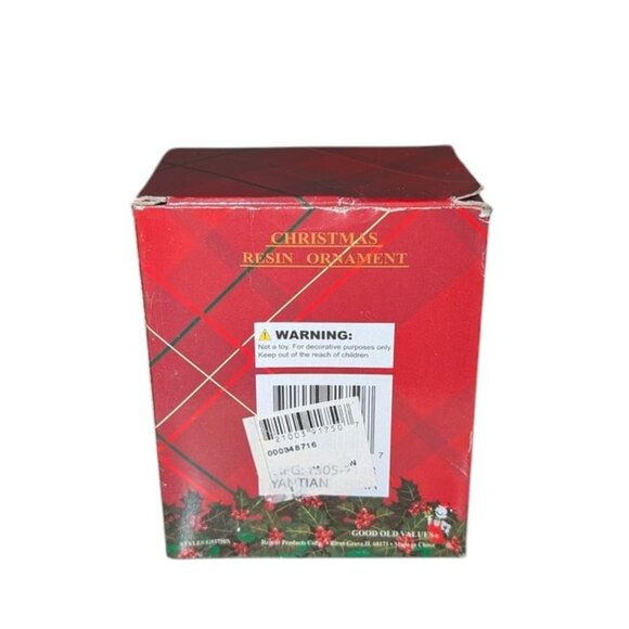 *3 FOR $9* NEW Christmas Resin Vintage Angel Cherub Harp Playing Figure Ornament - Picture 3 of 5